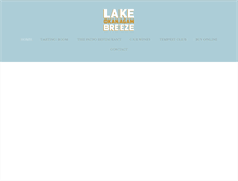 Tablet Screenshot of lakebreeze.ca